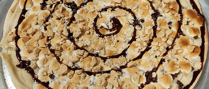 Joey Nova's desserts smores pizza